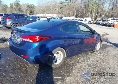 2015 Hyundai Elantra Se z USA, uszkodzony, nr VIN 5NPDH4AE4FH639389